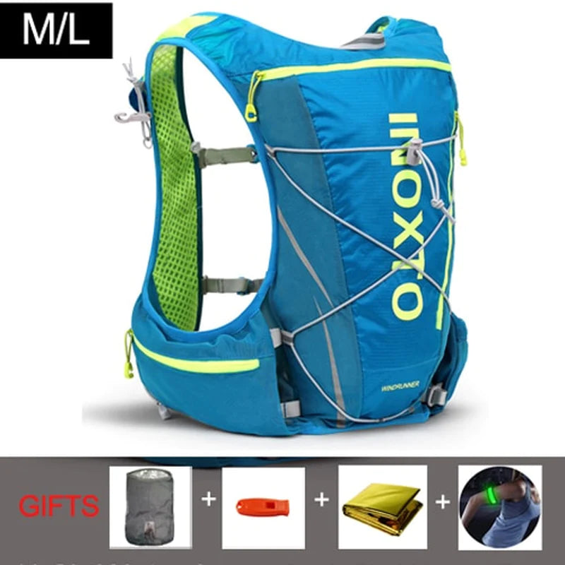 8L Hydration Vest Backpack for Men and Women - Outdoor Sports, Trail Running, Jogging, and Hiking with Water Bag and Flask Options