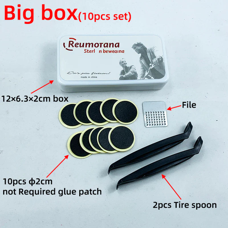 Brand New Bike Bicycle Flat Tire Repair Kit Tool Set Kit Patch Rubber Portable Fetal Best Quality Cycling Free Shipping