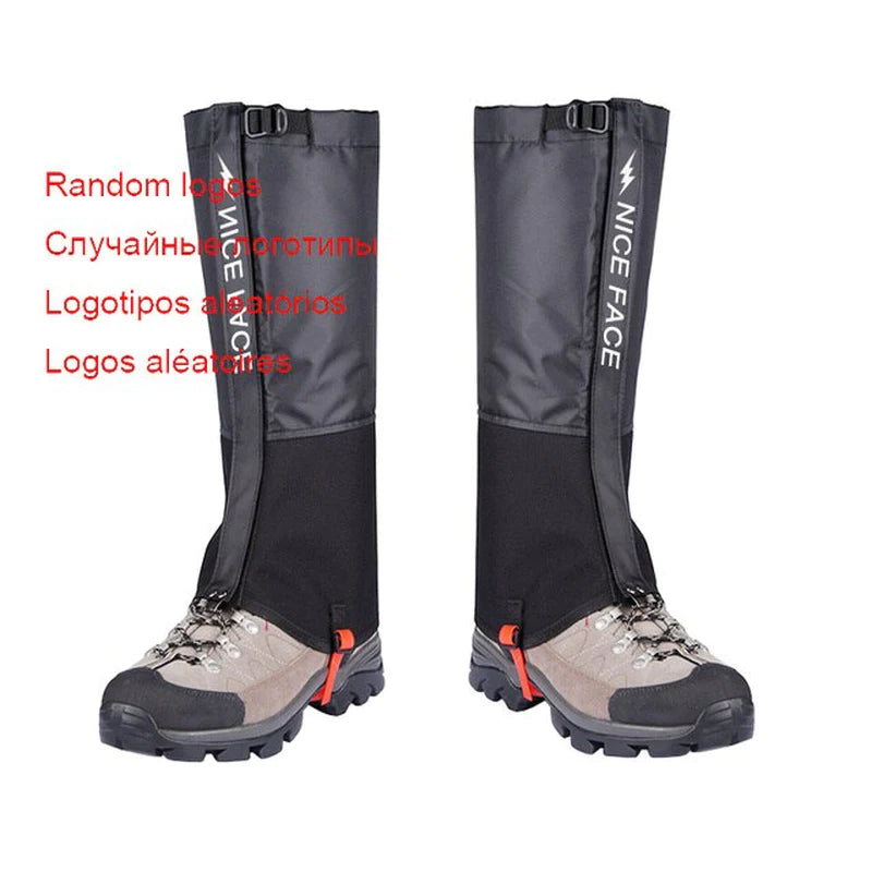 Waterproof Snow Leg Gaiters for Hiking, Camping, and Outdoor Activities