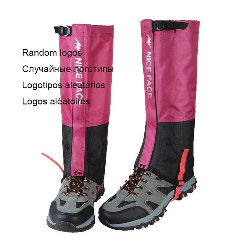 Waterproof Snow Leg Gaiters for Hiking, Camping, and Outdoor Activities