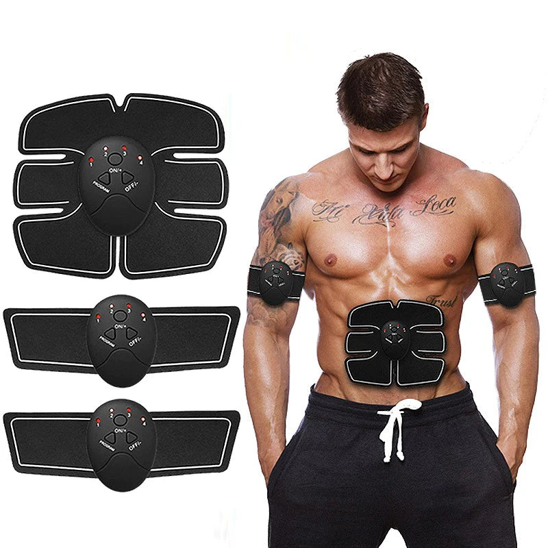 Ems Electric Muscle Stimulator for Exercises Abdominal Trainer Hip Buttock Six Pack Trainer Body Fitness Slimming Massage